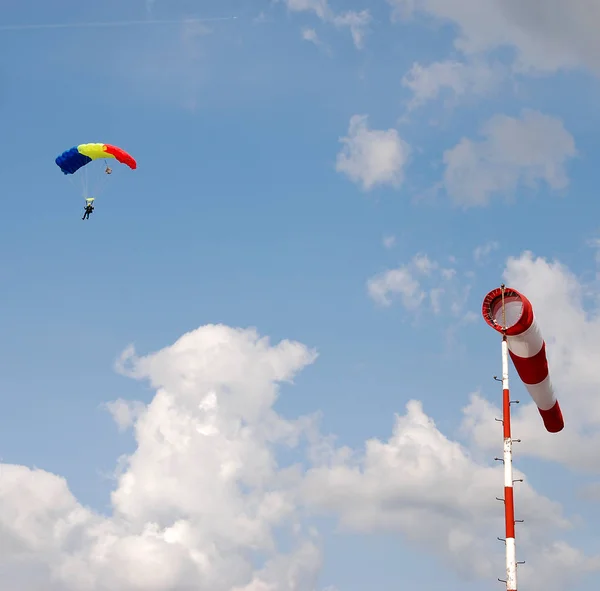 Fallschirm Sommersport Fallschirm — Stockfoto