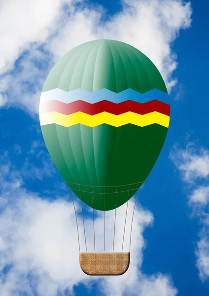 Varmluftsballong Ballongresa — Stockfoto