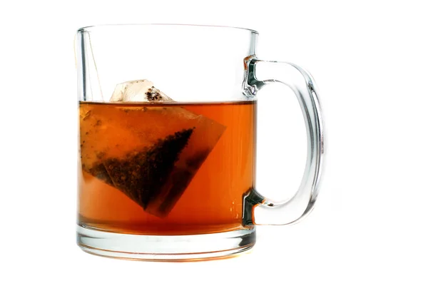 Herbata Białym Tle — Zdjęcie stockowe