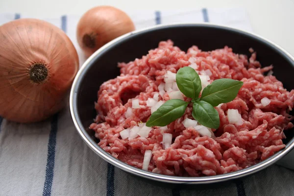 Gehakt Keuken Close — Stockfoto