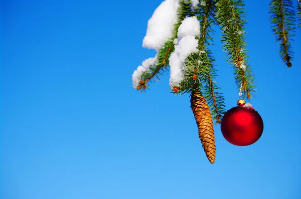 Vacker Utsikt Över Jul Semester Dekoration — Stockfoto