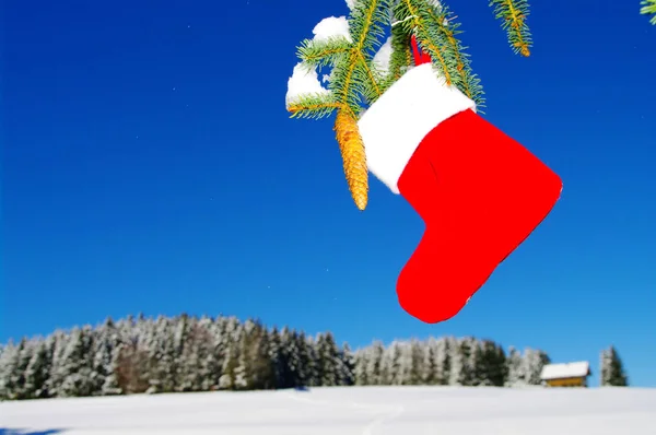Färgglada Bakgrund För Jul Eller Nyår Semester Kort — Stockfoto
