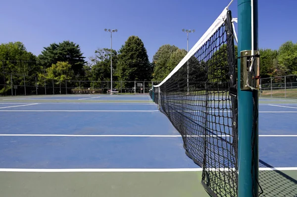 Pista Tenis Pista Juegos — Foto de Stock