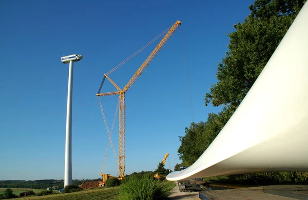 Turbine Eoliche Tecnologia Elettrica — Foto Stock