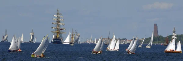 Sailing Kiel Fjord — Stock Photo, Image