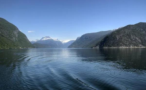 Vista Paesaggi Scandinavia Nel Nord Europa — Foto Stock