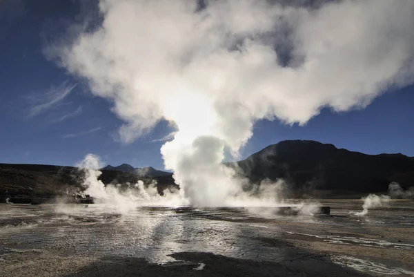 Los Geiseres Del Tatio — Stok fotoğraf