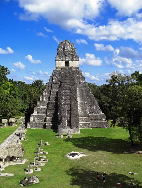 Temple Jaguar Tikal — Photo