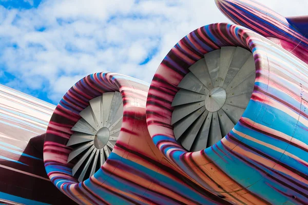 Ventilador Céu Azul — Fotografia de Stock