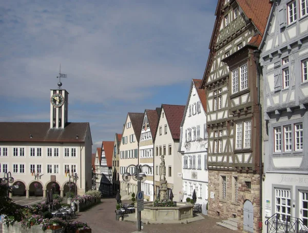 Vista Panorámica Hermosa Arquitectura Medieval —  Fotos de Stock