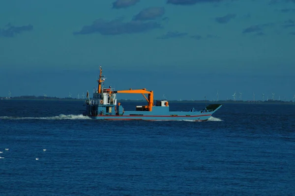 Navio Carga Água Barco Vela — Fotografia de Stock