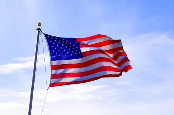 Αμερικανική Σημαία Πατριωτισμός Και Έθνος — Φωτογραφία Αρχείου