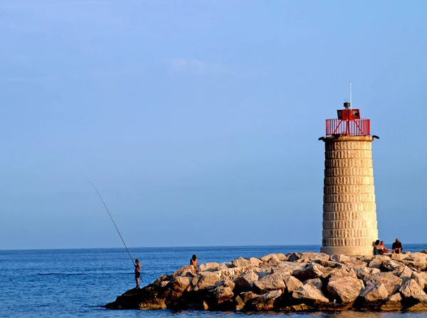 Faro All Ora Del Giorno — Foto Stock