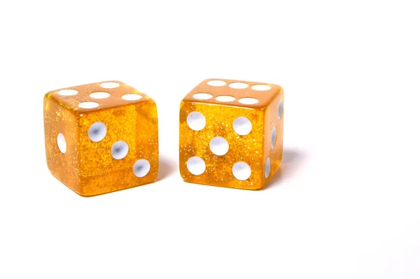 游戏和赌博立方体 — 图库照片