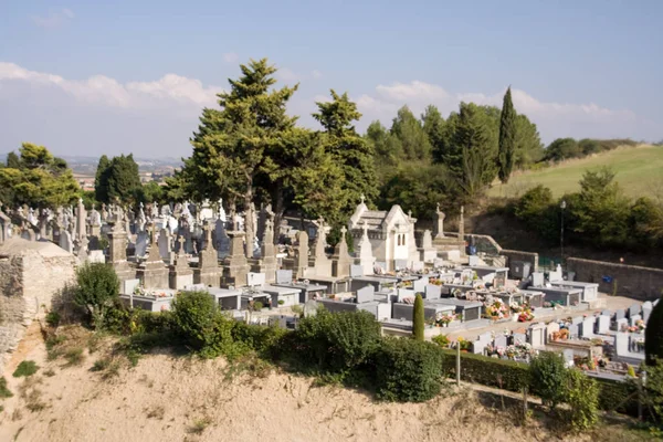 Cementerio Fortaleza Carcassonne —  Fotos de Stock