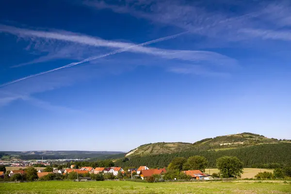 Landschaft Der Leuchtenburg Kahla — Stockfoto