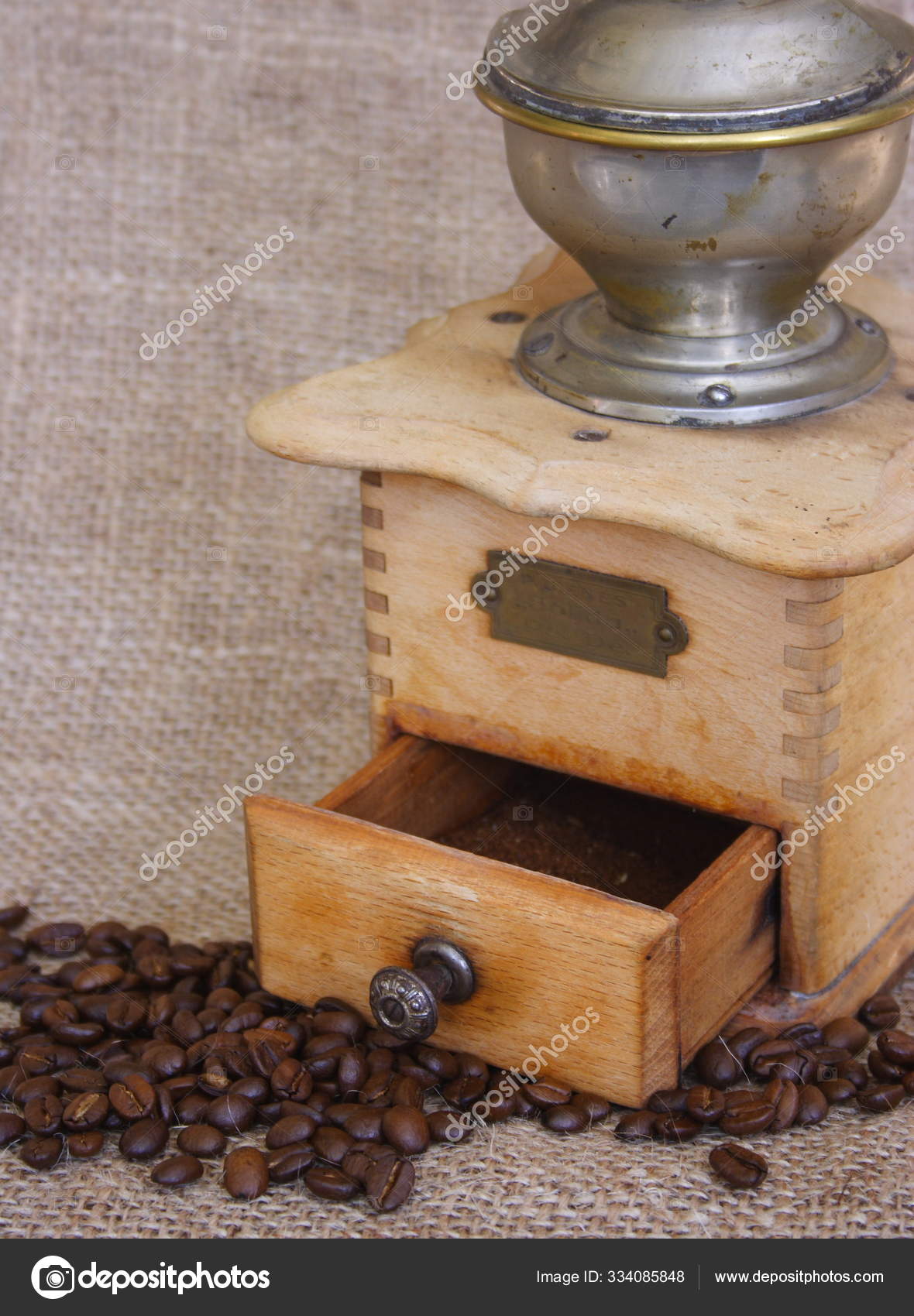Coffee Grinder Beans — Stock Photo © PantherMediaSeller 334085848