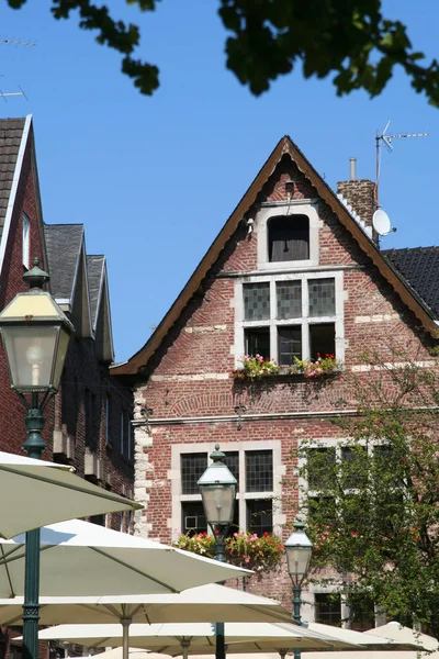 Aachen Binnenplaats Oude Stad — Stockfoto