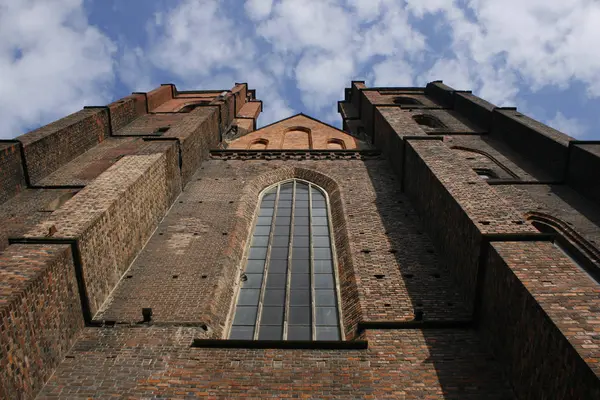 Vista Panoramica Della Chiesa Dettagli Architettonici — Foto Stock