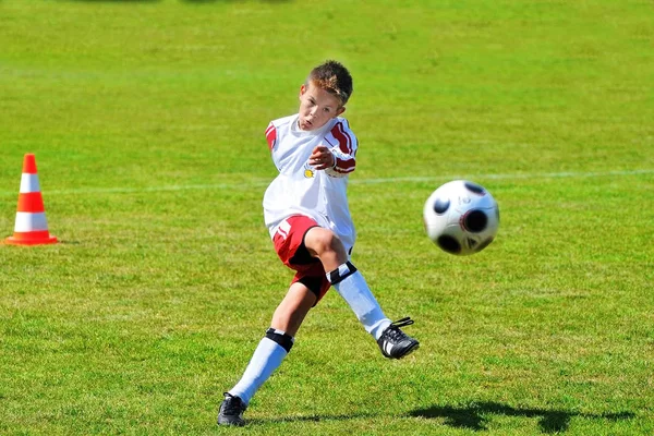 Visão Panorâmica Conceito Esporte Futebol — Fotografia de Stock