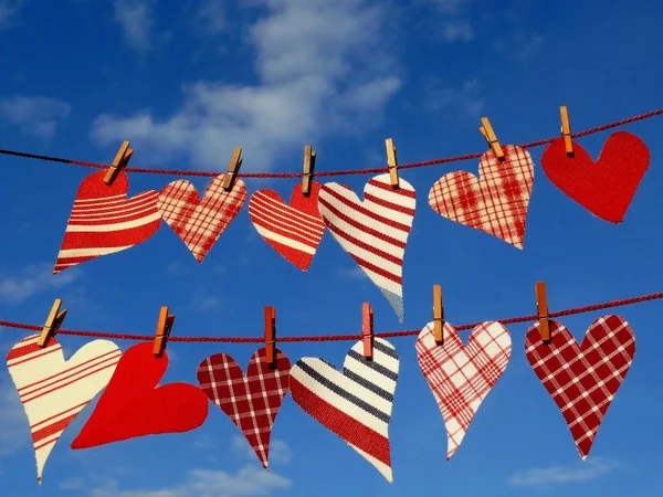 Kleurrijke Achtergrond Voor Valentijnskaart — Stockfoto