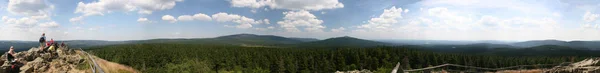 Harz Mittelgebirge Který Nejvyšší Nadmořské Výšky Severním Německu Jeho Členitý — Stock fotografie