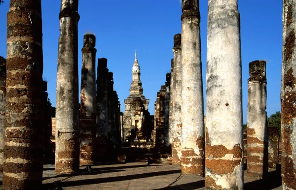 Vue Panoramique Sur Les Ruines Architecturales Anciennes — Photo