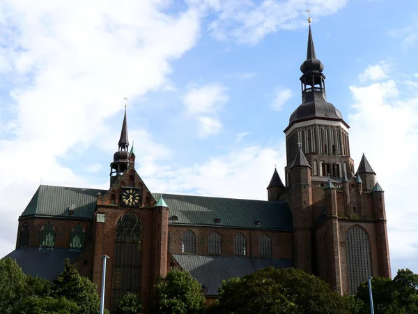 Mary Kyrka Stralsund — Stockfoto