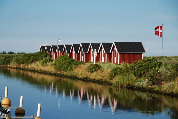 Cabanas Pesca Denmark — Fotografia de Stock