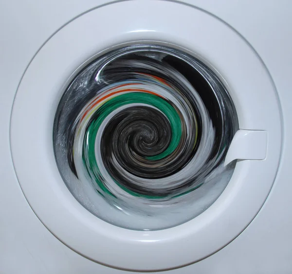 Washing Machine Kitchen — Stock Photo, Image