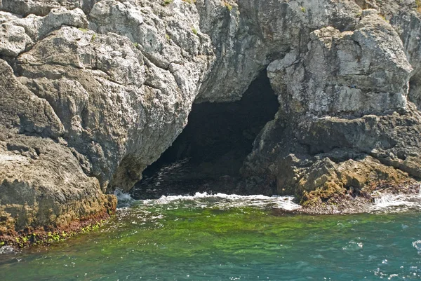 Cueva Junto Mar —  Fotos de Stock