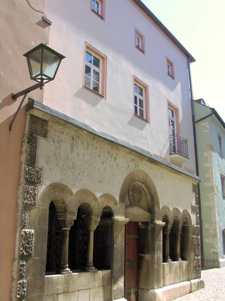 Gamle Nye Bygninger Regensburg - Stock-foto