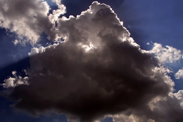 Atmosfera Nebulosa Céu Com Nuvens — Fotografia de Stock