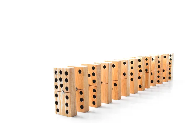 Gioco Domino Pezzi Gioco Domino — Foto Stock