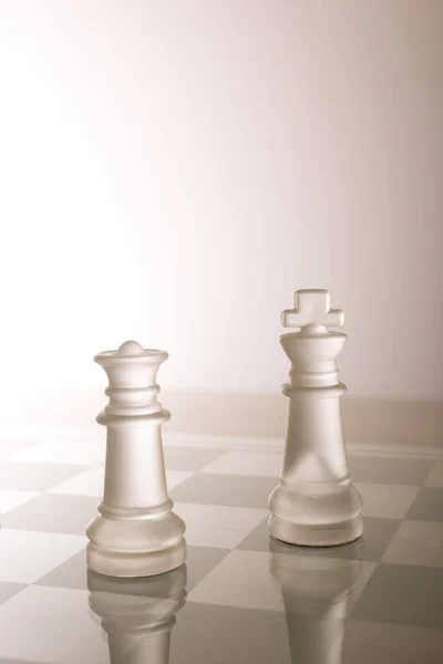 Стратегія Гра Шаховій Дошці — стокове фото