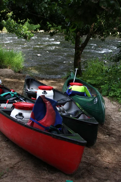 Kayak Sul Fiume — Foto Stock