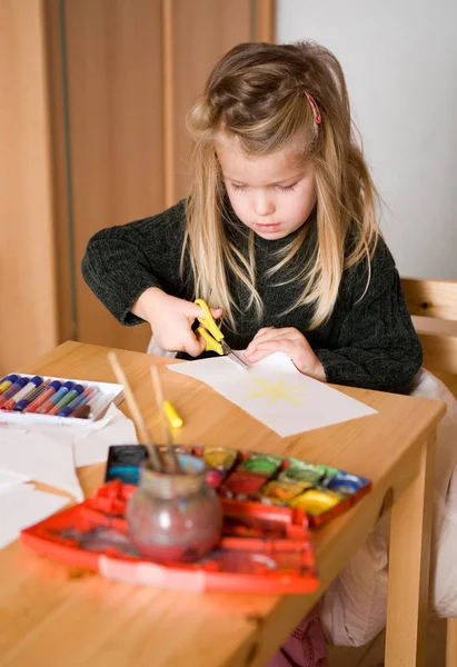 Portrait Enfant Mignon Concept Enfance Heureuse — Photo