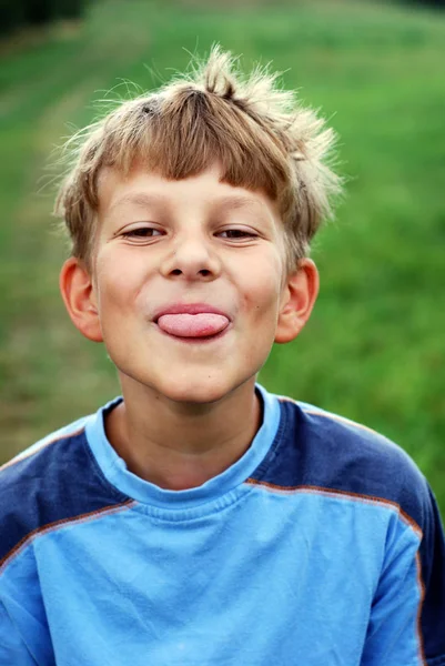 Niedliches Kinderporträt Glückliche Kindheit — Stockfoto