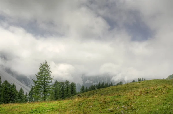 Vista Panorâmica Bela Paisagem Alpes — Fotografia de Stock