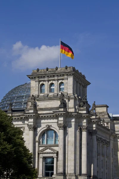 Рейхстаг Историческое Здание Берлине Германия — стоковое фото