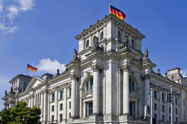 Der Reichstag Ist Ein Historisches Gebäude Berlin — Stockfoto