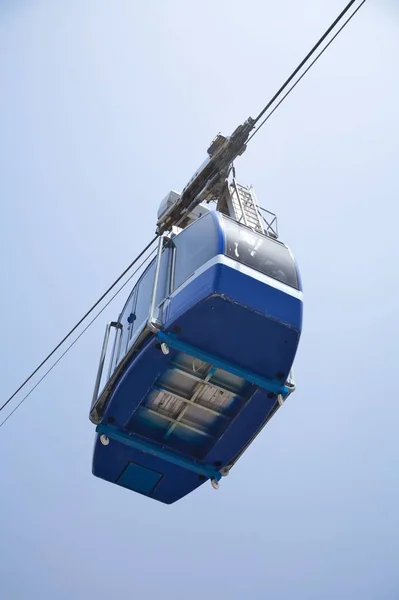 Blaue Teleferico Seilbahn — Stockfoto