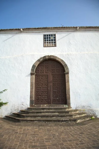 Canarian Door Daytime — Stock Photo, Image