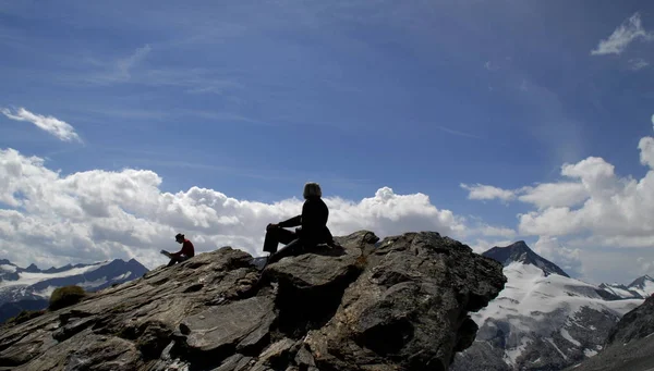 Vista Panorâmica Paisagem Majestosa Dos Alpes — Fotografia de Stock