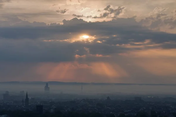 Köln Morgon Börjar Livet — Stockfoto