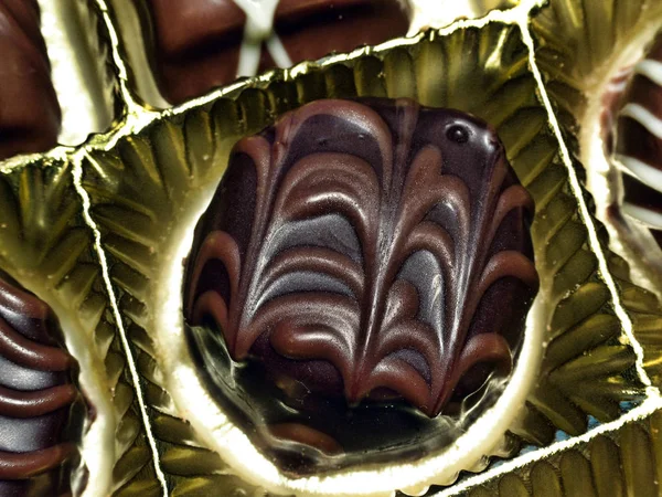 Heerlijke Bruine Chocoladeproducten — Stockfoto