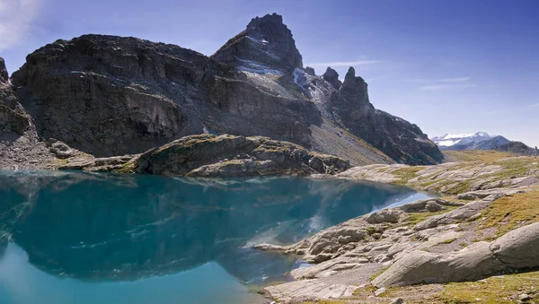 Malebný Pohled Krásnou Krajinu Alpách — Stock fotografie