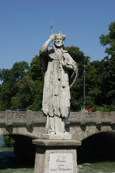 Monumento Mestre Raft Munique — Fotografia de Stock