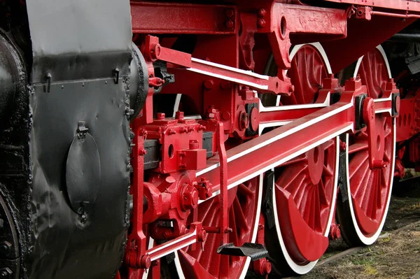 Dampflokomotive Tagsüber Freien — Stockfoto