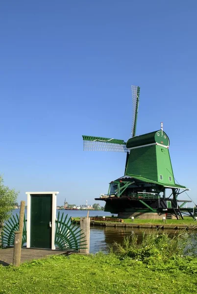 Młyn Zaanse Schans — Zdjęcie stockowe